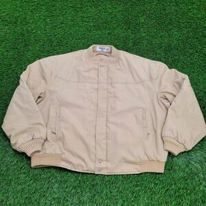 Vintage 70s MOD Jacket 2XL 28x25 Khaki Biege USA